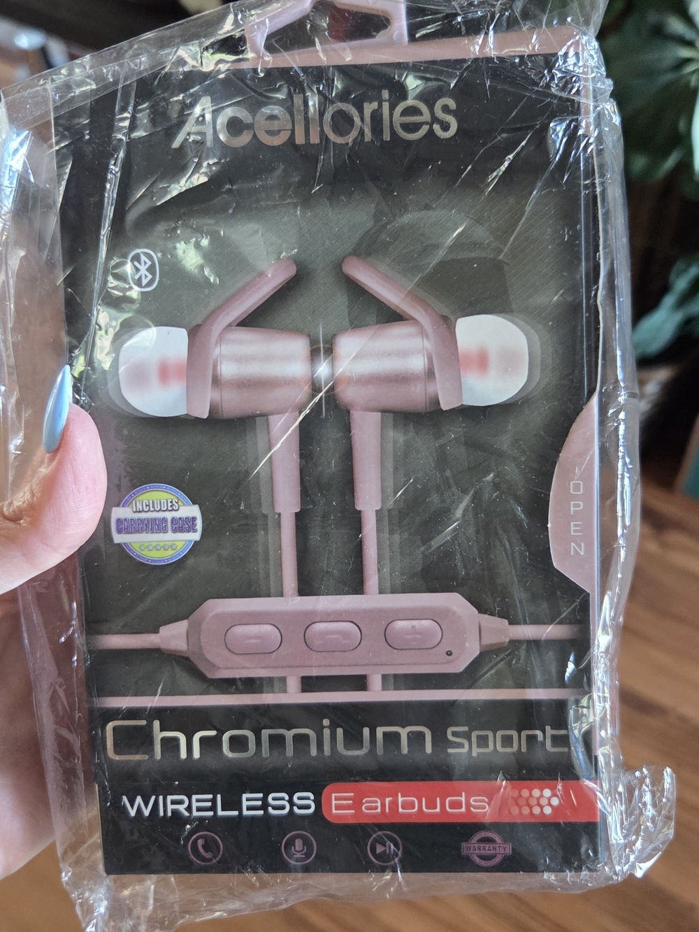 Chromium Sport Wireless Earbuds - Pink